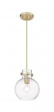 Innovations Lighting 410-1PS-CB-G410-8CL - Newton Sphere - 1 Light - 8 inch - Champagne Bronze - Cord hung - Pendant