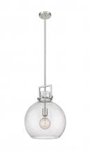  411-1SL-SN-G410-14SDY - Newton Sphere - 1 Light - 14 inch - Satin Nickel - Pendant