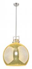 Innovations Lighting 411-1SL-SN-G410-18ME - Newton Sphere - 1 Light - 18 inch - Satin Nickel - Pendant