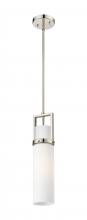  426-1S-PN-G426-15WH - Utopia - 1 Light - 5 inch - Polished Nickel - Pendant