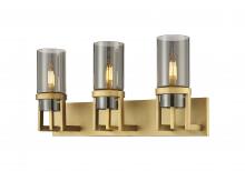  426-3W-BB-G426-8SM - Utopia - 3 Light - 5 inch - Brushed Brass - Bath Vanity Light