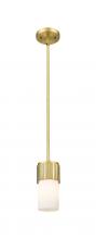 Innovations Lighting 428-1S-BB-G428-7WH - Bolivar - 1 Light - 5 inch - Brushed Brass - Pendant