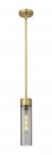  429-1S-BB-G429-11SM - Empire - 1 Light - 3 inch - Brushed Brass - Pendant