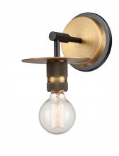  431-1W-BBB - Aurora - 1 Light - 6 inch - Black Brushed Brass - Sconce