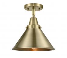  447-1C-AB-M10-AB - Briarcliff - 1 Light - 10 inch - Antique Brass - Flush Mount