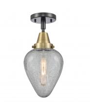 Innovations Lighting 447-1C-BAB-G165-LED - Geneseo - 1 Light - 7 inch - Black Antique Brass - Flush Mount