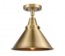  447-1C-BB-M10-BB - Briarcliff - 1 Light - 10 inch - Brushed Brass - Flush Mount