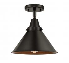  447-1C-OB-M10-OB - Briarcliff - 1 Light - 10 inch - Oil Rubbed Bronze - Flush Mount