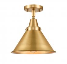  447-1C-SG-M10-SG - Briarcliff - 1 Light - 10 inch - Satin Gold - Flush Mount