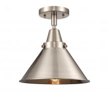  447-1C-SN-M10-SN-LED - Briarcliff - 1 Light - 10 inch - Brushed Satin Nickel - Flush Mount