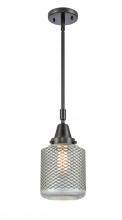  447-1S-BK-G262 - Stanton - 1 Light - 6 inch - Matte Black - Mini Pendant