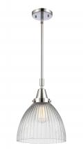  447-1S-PC-G222-LED - Seneca Falls - 1 Light - 10 inch - Polished Chrome - Mini Pendant