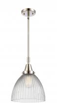  447-1S-PN-G222-LED - Seneca Falls - 1 Light - 10 inch - Polished Nickel - Mini Pendant