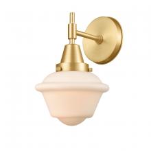  447-1W-SG-G531 - Oxford - 1 Light - 8 inch - Satin Gold - Sconce