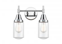  447-2W-PC-G312-LED - Dover - 2 Light - 14 inch - Polished Chrome - Bath Vanity Light