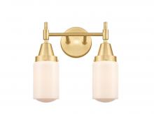  447-2W-SG-G311-LED - Dover - 2 Light - 14 inch - Satin Gold - Bath Vanity Light