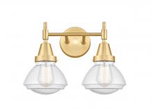  447-2W-SG-G324-LED - Olean - 2 Light - 16 inch - Satin Gold - Bath Vanity Light