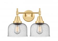 Innovations Lighting 447-2W-SG-G74-LED - Caden - 2 Light - 17 inch - Satin Gold - Bath Vanity Light