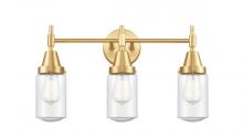  447-3W-SG-G314-LED - Dover - 3 Light - 23 inch - Satin Gold - Bath Vanity Light