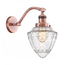  515-1W-AC-G664-7-LED - Bullet - 1 Light - 7 inch - Antique Copper - Sconce