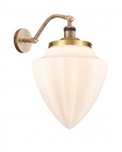  515-1W-BB-G661-12-LED - Bullet - 1 Light - 12 inch - Brushed Brass - Sconce