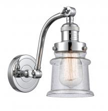  515-1W-PC-G184S-LED - Canton - 1 Light - 7 inch - Polished Chrome - Sconce