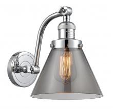  515-1W-PC-G43-LED - Cone - 1 Light - 8 inch - Polished Chrome - Sconce