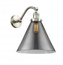  515-1W-SN-G43-L-LED - Cone - 1 Light - 12 inch - Brushed Satin Nickel - Sconce