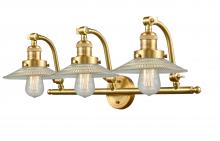  515-3W-SG-G2-LED - Halophane - 3 Light - 28 inch - Satin Gold - Bath Vanity Light