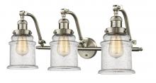  515-3W-SN-G184 - Canton - 3 Light - 28 inch - Brushed Satin Nickel - Bath Vanity Light