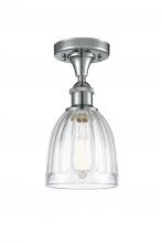  516-1C-PC-G442-LED - Brookfield - 1 Light - 6 inch - Polished Chrome - Semi-Flush Mount