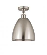  516-1C-SN-MBD-9-SN-LED - Bristol - 1 Light - 9 inch - Brushed Satin Nickel - Semi-Flush Mount