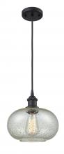  516-1P-BK-G249-LED - Gorham - 1 Light - 10 inch - Matte Black - Cord hung - Mini Pendant