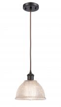  516-1P-OB-G422-LED - Arietta - 1 Light - 8 inch - Oil Rubbed Bronze - Cord hung - Mini Pendant