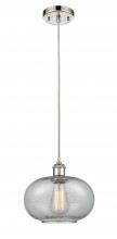 Innovations Lighting 516-1P-PN-G247-LED - Gorham - 1 Light - 10 inch - Polished Nickel - Cord hung - Mini Pendant