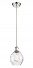  516-1P-PN-G362-LED - Waverly - 1 Light - 6 inch - Polished Nickel - Cord hung - Mini Pendant