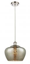  516-1P-PN-G96-L - Fenton - 1 Light - 11 inch - Polished Nickel - Cord hung - Mini Pendant