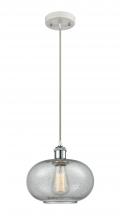  516-1P-WPC-G247-LED - Gorham - 1 Light - 10 inch - White Polished Chrome - Cord hung - Mini Pendant