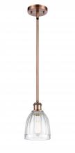  516-1S-AC-G442-LED - Brookfield - 1 Light - 6 inch - Antique Copper - Mini Pendant