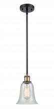  516-1S-BAB-G2812-LED - Hanover - 1 Light - 6 inch - Black Antique Brass - Mini Pendant