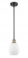  516-1S-BAB-G81 - Eaton - 1 Light - 6 inch - Black Antique Brass - Mini Pendant