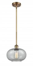 Innovations Lighting 516-1S-BB-G247-LED - Gorham - 1 Light - 10 inch - Brushed Brass - Mini Pendant