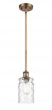  516-1S-BB-G352-LED - Candor - 1 Light - 5 inch - Brushed Brass - Mini Pendant