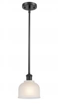  516-1S-BK-G411-LED - Dayton - 1 Light - 6 inch - Matte Black - Mini Pendant