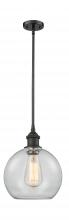  516-1S-OB-G122 - Athens - 1 Light - 8 inch - Oil Rubbed Bronze - Mini Pendant