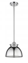  516-1S-PC-M14-PC - Adirondack - 1 Light - 8 inch - Polished Chrome - Mini Pendant