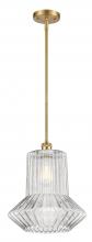  516-1S-SG-G212 - Springwater - 1 Light - 12 inch - Satin Gold - Mini Pendant