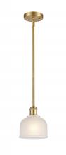 Innovations Lighting 516-1S-SG-G411-LED - Dayton - 1 Light - 6 inch - Satin Gold - Mini Pendant
