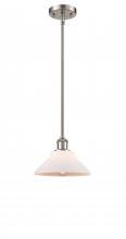  516-1S-SN-G131-LED - Orwell - 1 Light - 8 inch - Brushed Satin Nickel - Mini Pendant