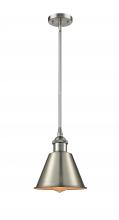  516-1S-SN-M8-LED - Smithfield - 1 Light - 7 inch - Brushed Satin Nickel - Mini Pendant